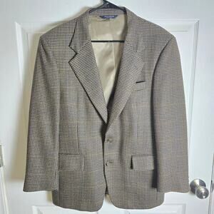 Jos. A. Bank 100% Wool Multicolor‎ Plaid Blazer Men's 40S